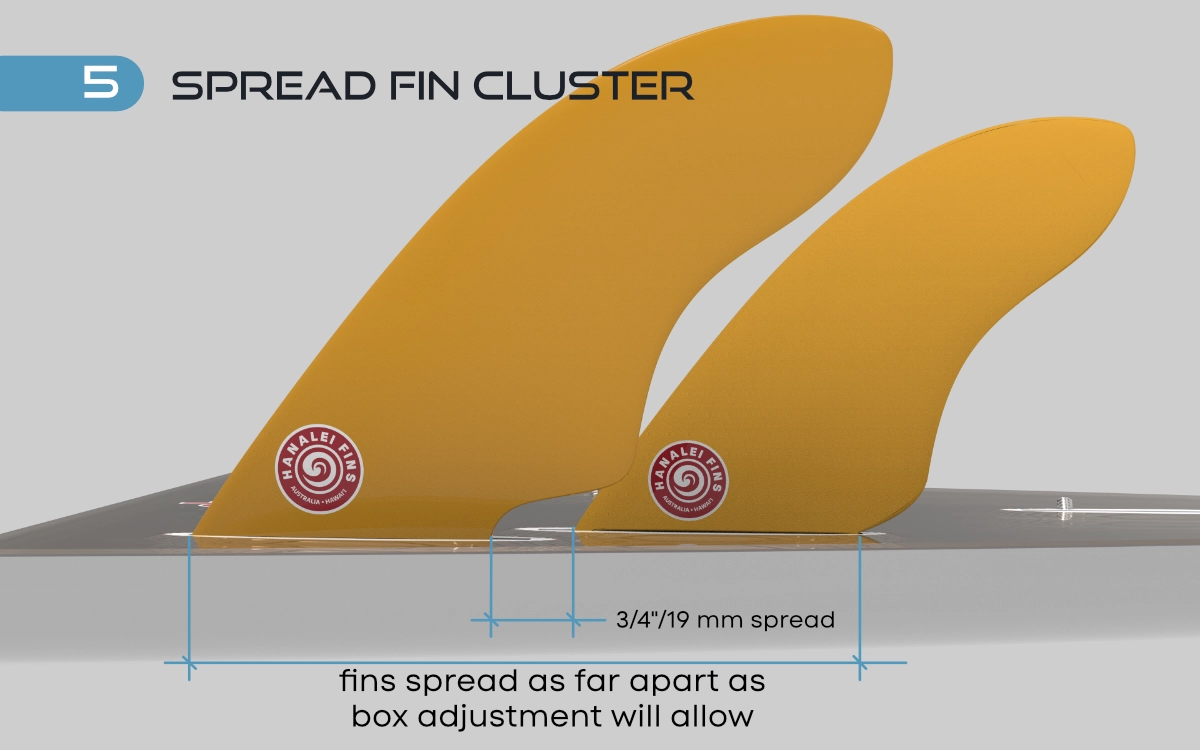 Spread Fin Cluster