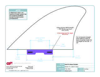 Keel Fin Base Details
