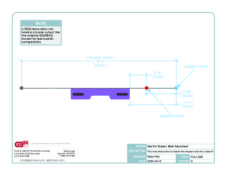 Keel Fin Mark Adjustment